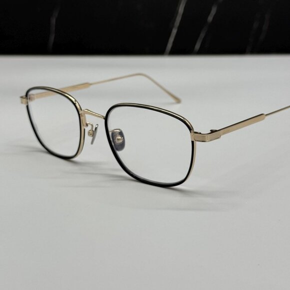 NEW CT0260O 005 CARTIER GOLD/BLACK UNISEX CARTIER EYEGLASSES - Picture 8 of 11